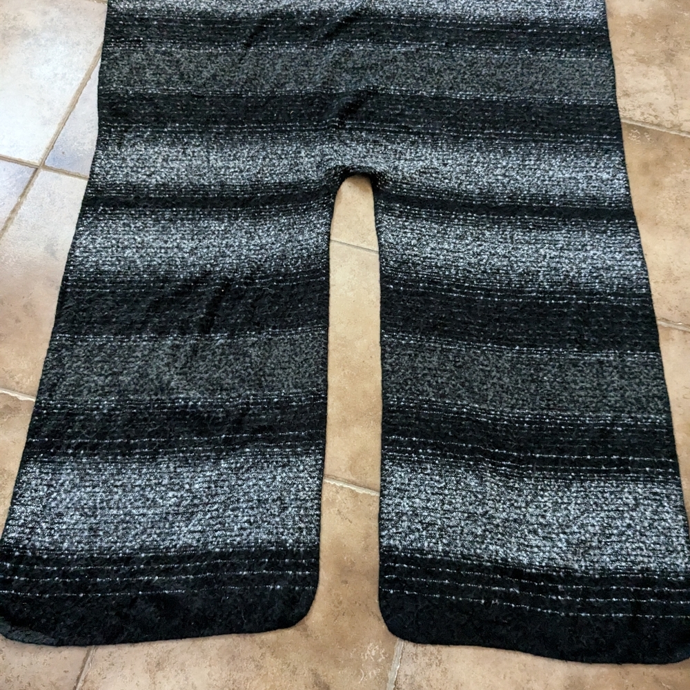 Large striped Black/grey Rhuanna/Wrap